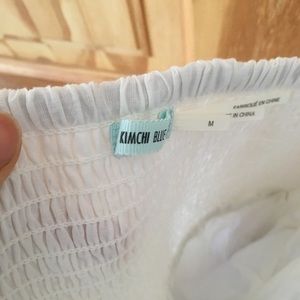 Kimchi Blue Dresses - White cotton strapless dress Kimchi Blue Dresses - White cotton strapless dress